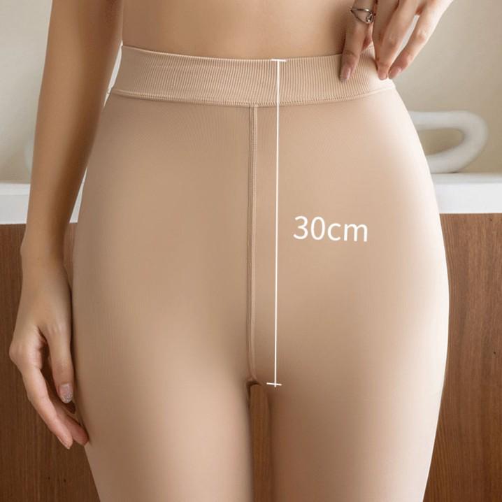Plus Size Anti-Snag Steel Wire Horse Oil Pantyhose - Autumn/Winter Thickened Flesh-Colored Bare Leg Shapers