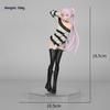 18,5cm Anime Sammelfigur - Frieren: Jenseits des Endes der Reise Lässiges gestreiftes Outfit Siegerpose PVC Modell Statue Schreibtisch Geschenk