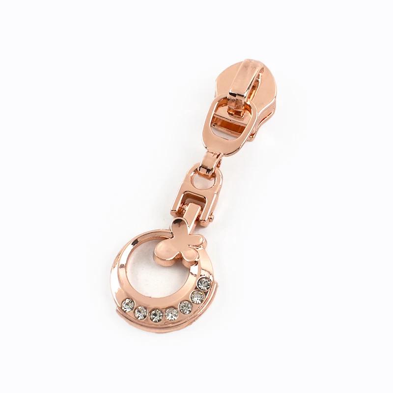 Meetee 5/10/20Pcs 5# Zipper Sliders for Nylon Zip Tapes Sewing Zippers Puller Closure Ziper Clothes Bag Zips Repair Accessories