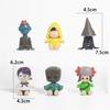 6Pcs/Set Little Nightmares Anime Figurine Six Figure Mono Action Figure Anime Game Pvc Action Figure Doll Fans Gift