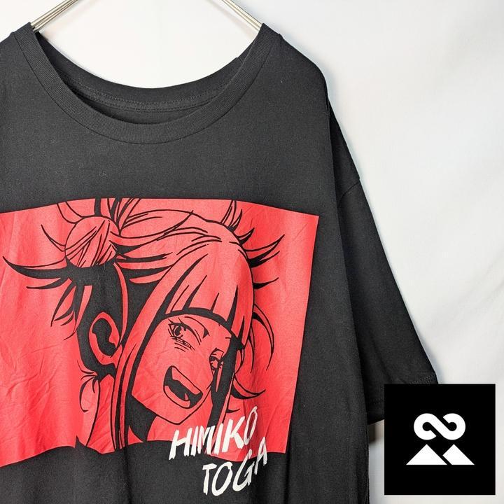 

[Б/У] Shueisha Моя геройская академия США Аниме футболка Тога Химико Черная