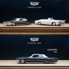 Greenlight 1:64 1973 Cadillac Diwei 1976 Cadillac Eldorado Convertible Simulation Alloy Miniature Diecast Car Model Toy Gift