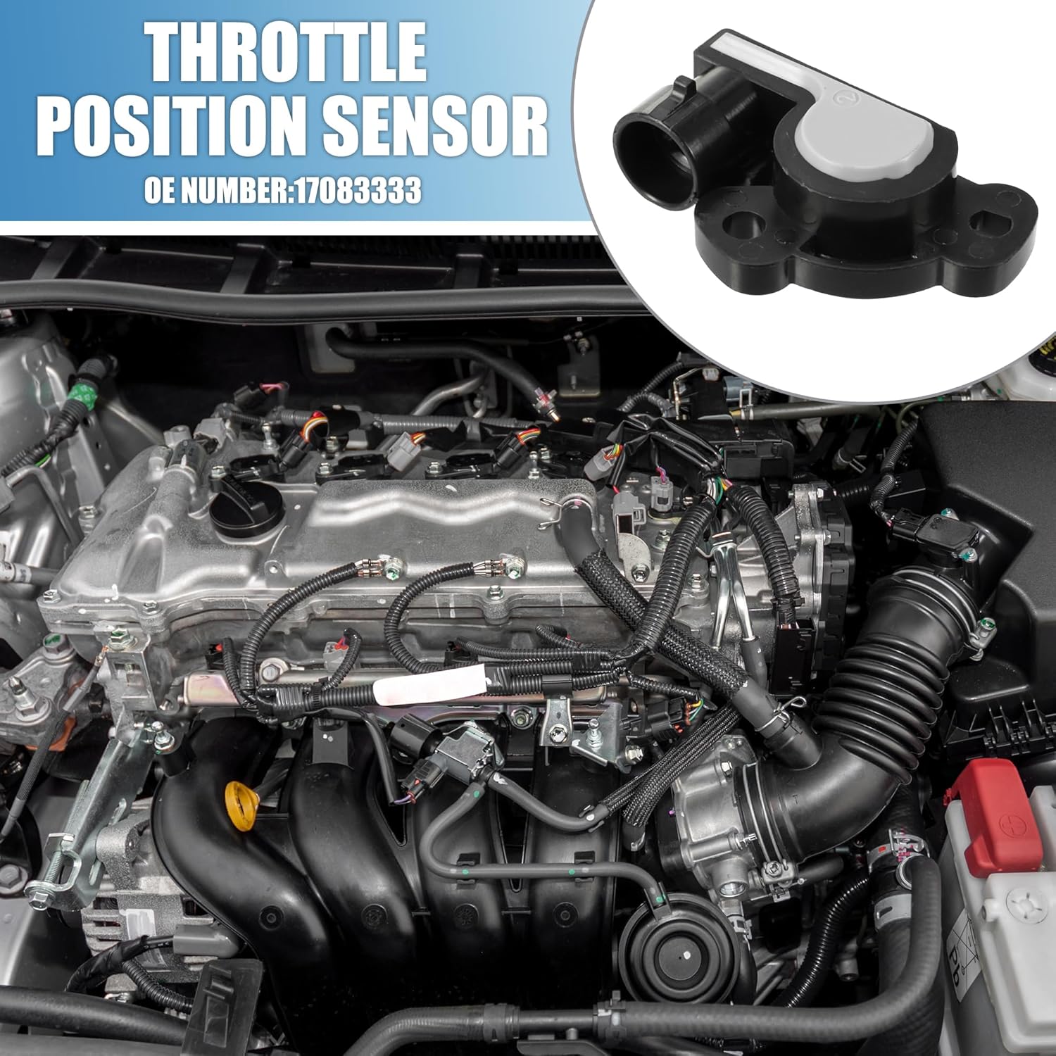 Throttle Position Sensor No.17083333 TPS Sensor for Buick Regal Skylark 1989-1991