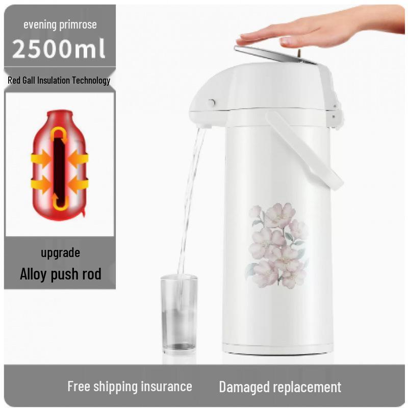 Le Lion Large Capacity Press-Type Vacuum Insulated Thermos Flask Kettle