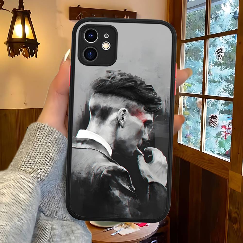 

Movie P-Peaky-S B-Blinders Phone Case For IPhone 16 15 14 13 12 11 Pro Max 7 8 6 6s Plus Matte Cover iphone 14pro max
