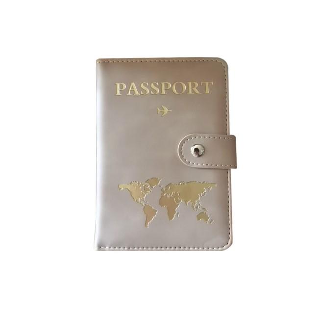 Cross-Border RFID Leather Passport Holder: Multifunctional, Portable, Anti-Theft, Anti-Scratch Card Slot Case.