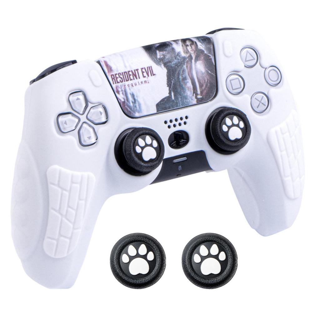 PS5 valdiklio silikoninis dėklas žaidimui Black Myth Wukong - Apsauga nuo kritimo ir įbrėžimų su nykščio lazdelių dangteliais