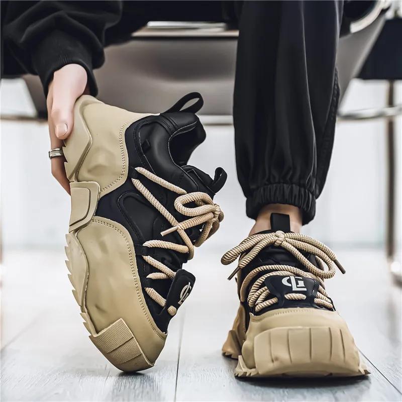 Modische 2026 Neue Vielseitige Bequeme Dicke Sohle Lässiger Trend Modische Leichte Sportschuhe für Herren