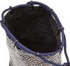 Maruzen Shingen Bag with Seigaiha 20 x 7 x 24 Drawstring Bag Wickerwork, Pattern, cm,