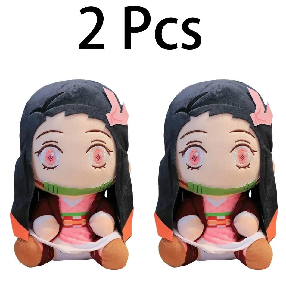 20 centimetri Giappone Demone Slayer Bambole di Peluche Bella Anime Kimetsu No Yaiba Kamado Tanjirou Nezuko Zenitsu Kyoujurou Giocattoli per Bambini Regali