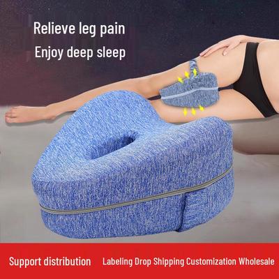 Heart-Shaped Memory Foam Leg Pillow for Side Sleeping and Pregnancy
