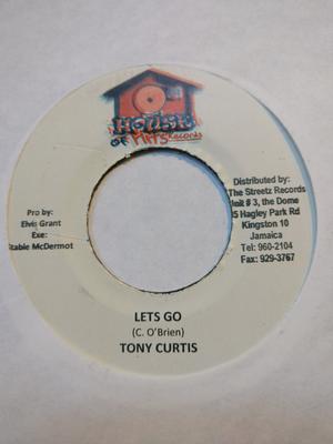 Płyta 7-calowa TONY CURTIS - Let's Go NONE House Of Hits R 2009 Jamajka Reggae, Ska & Dub Używana
