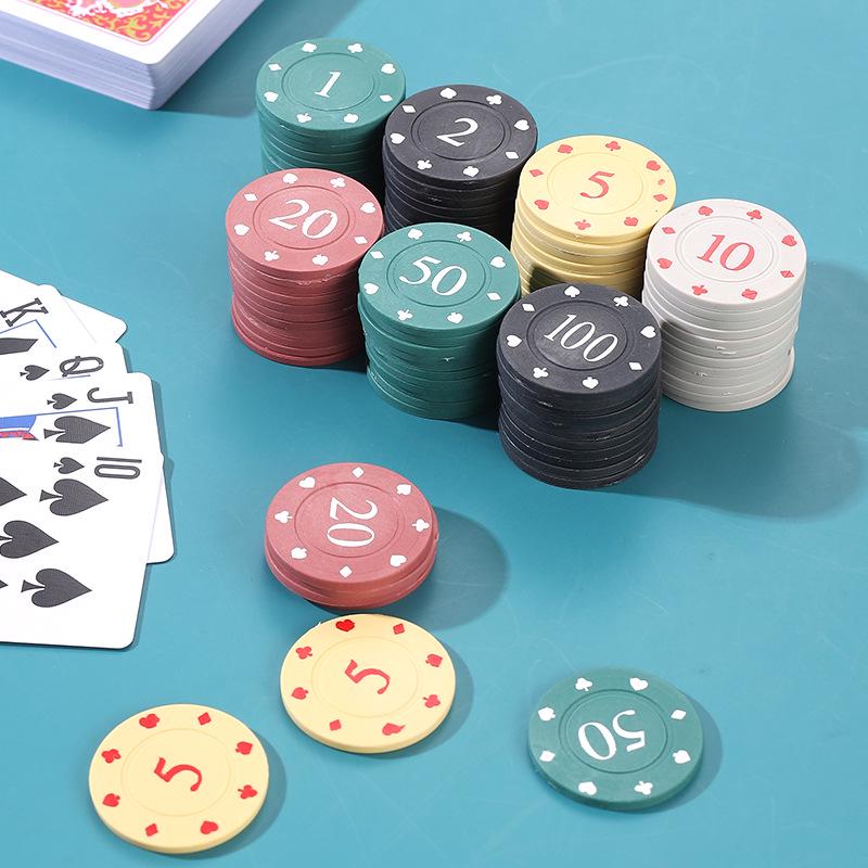 Texas Hold'em & Mahjong Spielchips: Spezielles Münzset für Cardrooms