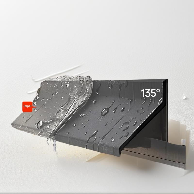 50cm Vattenblockerande list för hemfönster Skjutdörrs regnlist Balkongisolering Vindtät tätningslist Plåtbeslag