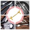 Stainless Steel Knife And Fork Holder Sturdy Japanese Chopstick Holder Reusable Chopsticks Spoon Fork Knife Holder