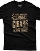 I Smoke Cigars and I Know Things Shirt, Cigar Lover Gift for Him