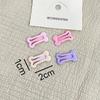 Cherry Blossom Pink Heart Star Bow Bear BB Hair Clips - Mini Flyaway Bangs Accessories