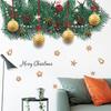 Christmas Decorations Wall Stickers Merry Christmas Signs Removeable Wall Window Decals for Home Decor Kids Room Holiday Party