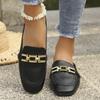 Fashion 2025 New Women Flats Shoes Fashion Vintage  Leather Loafers Big Size Comfy Casual Shallow Flats Sneakers Women