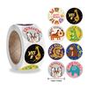 500Pcs Easter Stickers Self Adhesive Paper Sticker Happy Easter Party Gift Package Envelope Seal Decoration Cake Baking Labels