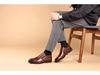 Men's Autumn/Winter Business Casual Leather Shoes with Lion Head Zipper – High & Low Top, Pointed Style
