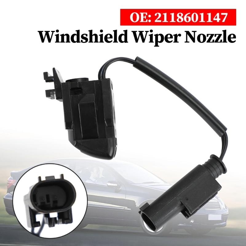 Windshield Wiper Nozzle Replacement Window Cleaner Nozzle A2118601147 2118601147 for W203 W208 W209 W219 CL203 C219