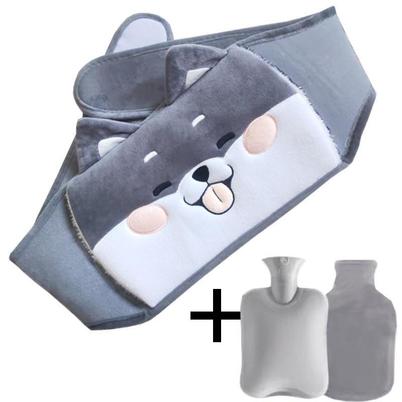 Warm Water Bottle With Plush Waist Cover Safe And Durable