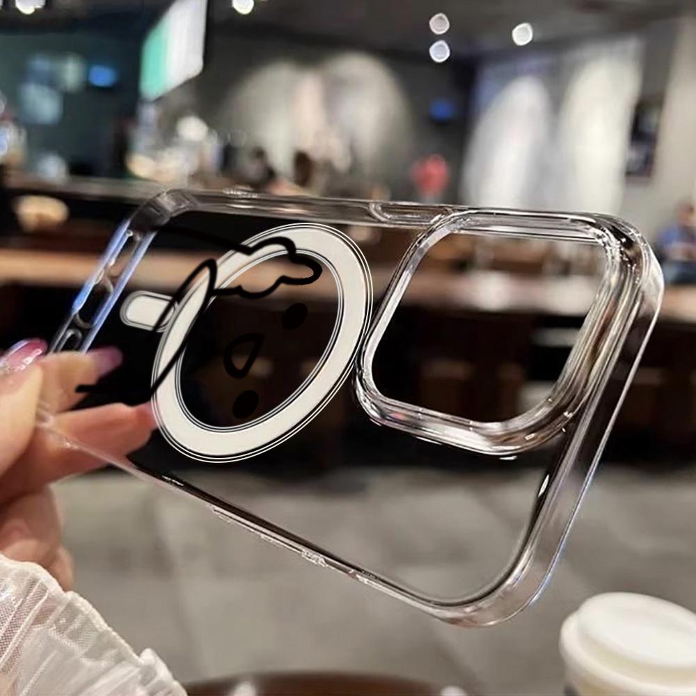 Magnetic Phone Case for iPhone 12 14 16 17 Pro 17 16 15 14 13 12 Pro Max  12 13 14 15  16 High Quality Shockproof Shell Full Protection Cute Style