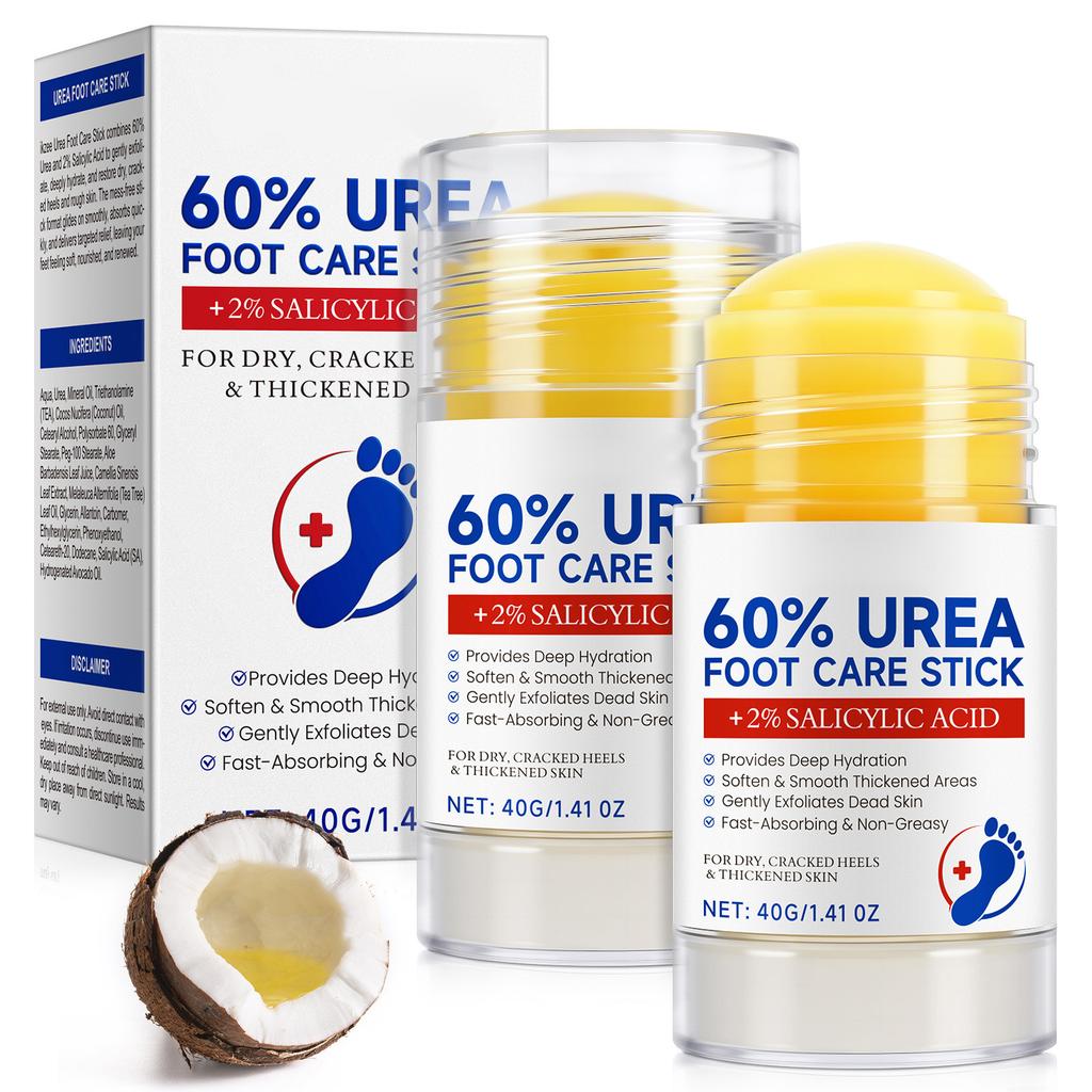 Urea Foot Care Cream, Moisturizing And Exfoliating Foot Care Stick, -drying And Cracking, Non-greasy 40g