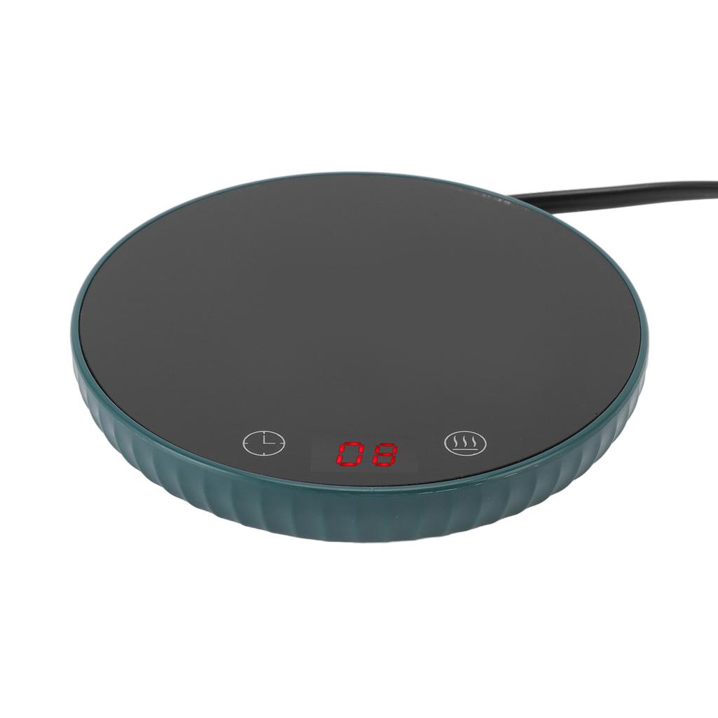 Cup Warmer 55 degrees C Constant Temperature Digital Display Touch Button Heating Coffee Warmer for Desk