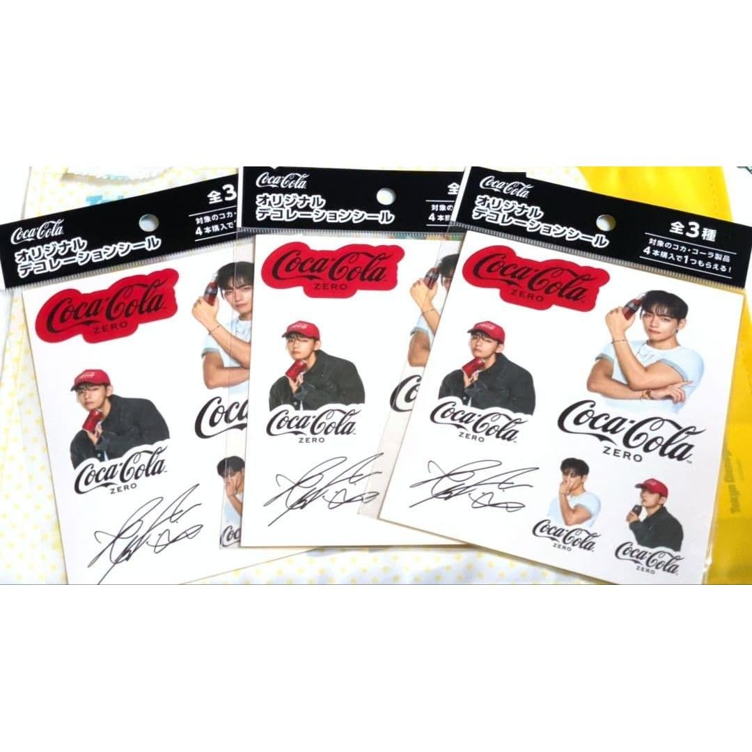 BTS V Coca-Cola ZERO Original Seal 3-piece Set
