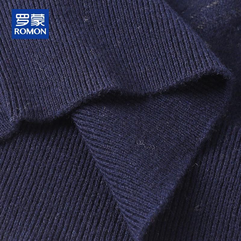 ROMON Men's 100% Pure Wool V-Neck Sweater