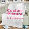 Individuelle Decke mit Worten Bilderkollage Personalisierte Decken, Geburtstags-Souvenir Geschenke Personalisierte Überwurfdecke für Vater, Mutter