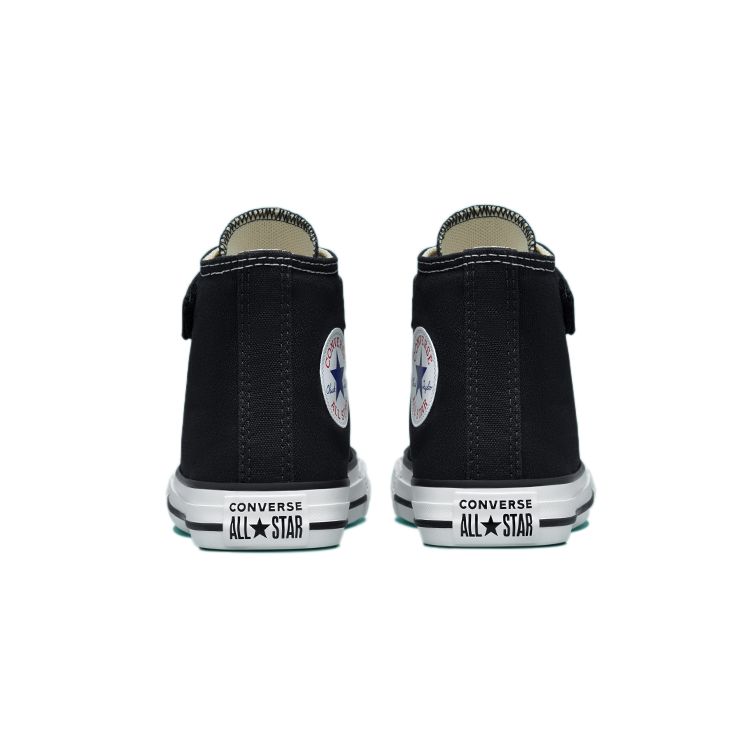 Converse Chuck Taylor All Star 1V Comfortable Versatile High Top Kids Canvas Shoes Kids Sneakers Black White 372883C