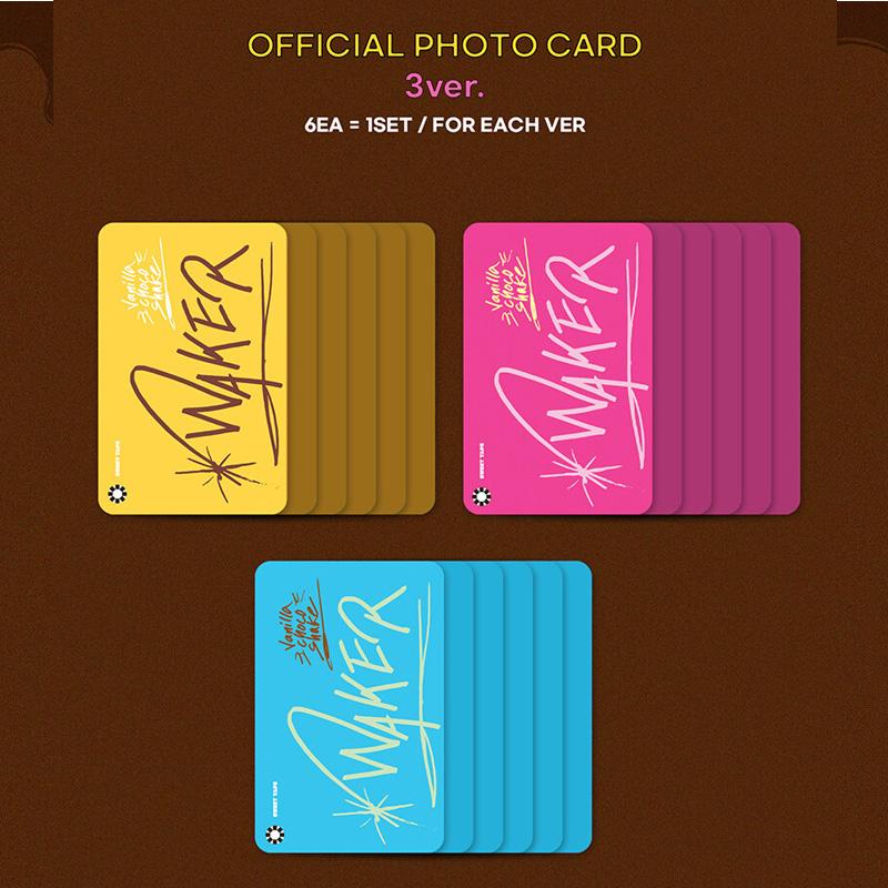 WAKER 2. minialbum Sweet Tape [ALBUM RISING CARD]