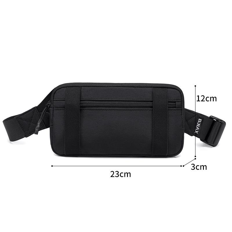 

Мужская легкая поясная/нагрудная сумка для бега и велоспорта чёрный