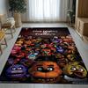 Horror Freddy F-FNAF Spiele Wohnzimmer Rutschfester Teppich Weicher Teppich für Schlafzimmer Kinderzimmer Spielzimmer Sofa, Heimdekoration Fußmatte Geschenk