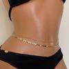 Double Layer Sequin Coin Waist Chain Belt Summer Boho  Beach Bikinis Simple Adjustable Body Jewelry Set for Women Gifts 2024 New