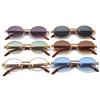 SHAUNA Retro Oval Men Sunglasses Fashion Brand Designer Clear Gradient Lens Eyewear Women Luxury Sun Glasses Shades UV400