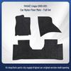 Black Dirt-Resistant Nylon Car Floor Mats for FAW-Volkswagen Passat Lingyu (2005-2011)