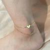 Barefoot Double-Layer Female Beach Gift Love Anklet Foot accessories Snake Chain Fashion Jewelry