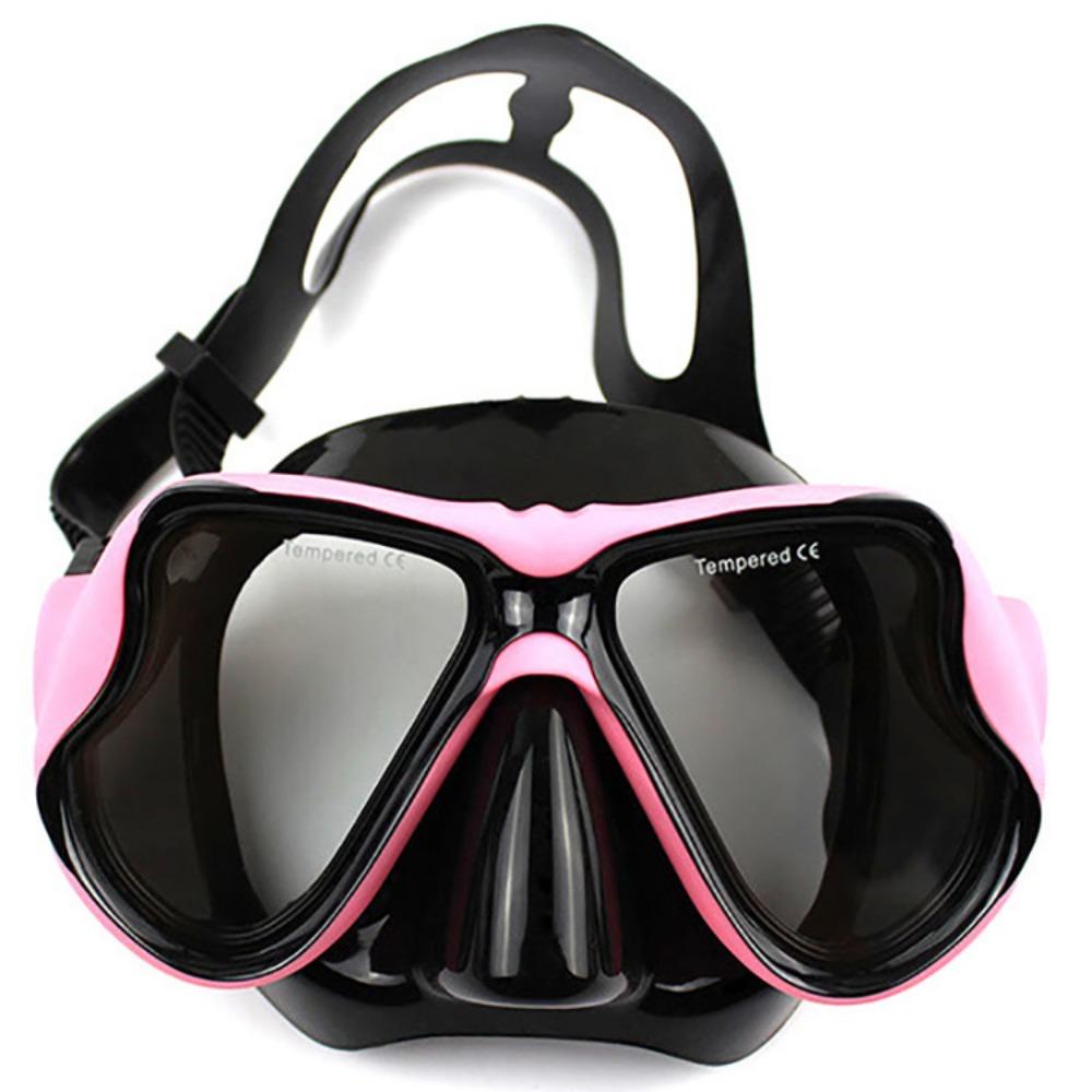 Large frame diving goggles snorkeling myopia lenses diving mask