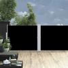 Retractable Side Awning 140 X 1200 Cm Black