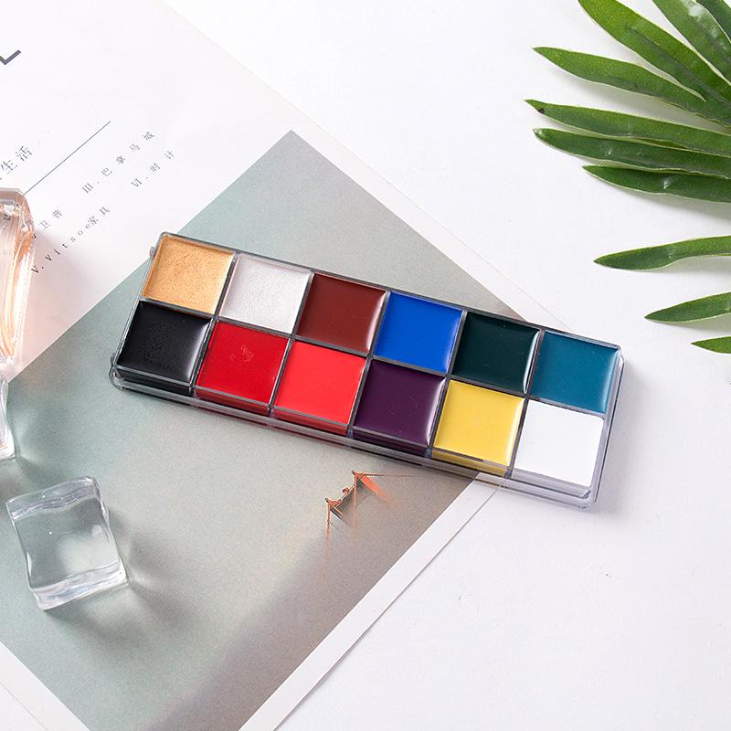 

Хеллоуїн глазур для тіла фарба пігментна паста кольоровий малюнок або візерунок Маскарад Cos драма різнокольоровий