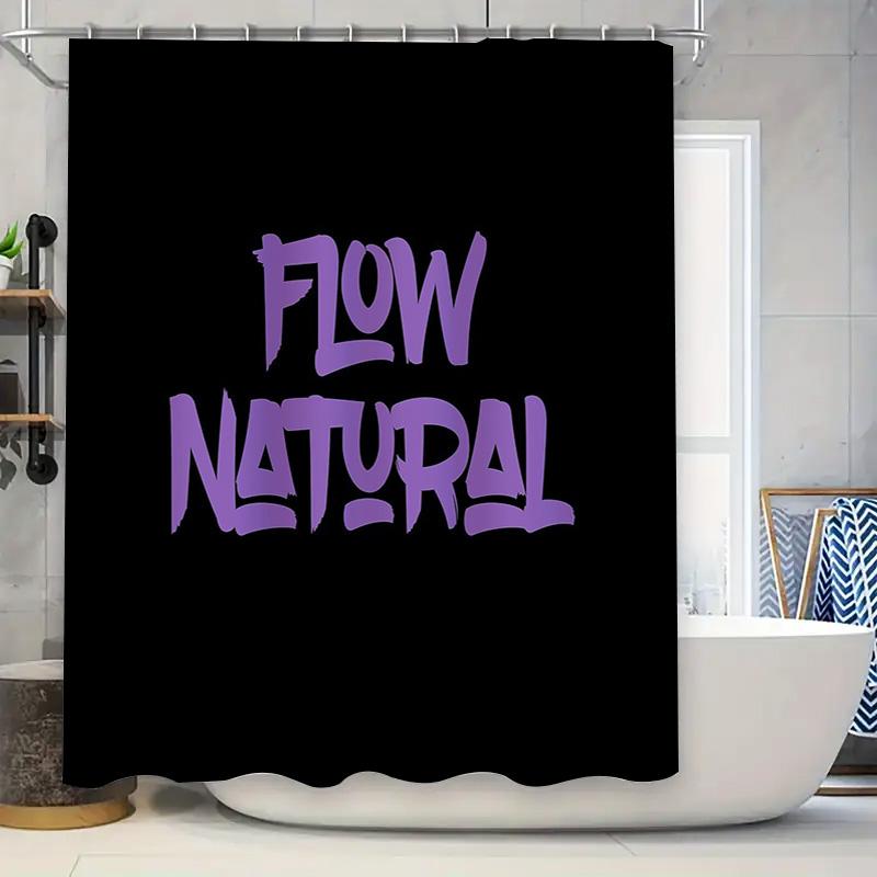 

Floral Shower Curtain Vintage Botanical Flowers Pattern Waterproof Fabric Bathroom Decor Home Textured Print Washroom Accessorie W60H190(CM)-1 Pcs