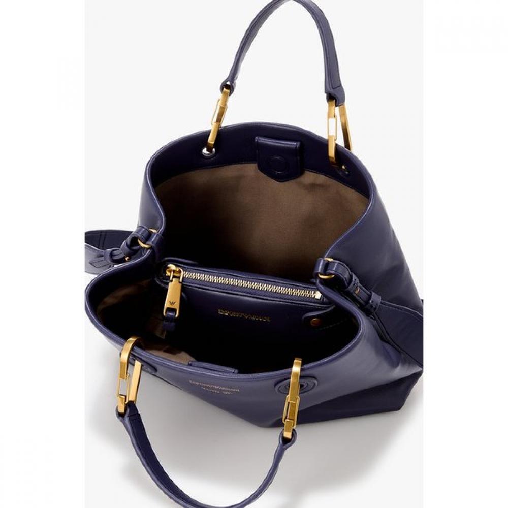 Emporio Armani 25 F W Women soFt Leather Small Shopper A525332502