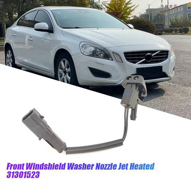 Front Windscreen Washer Nozzle Jet Heated 31301523 31301524 For Volvo XC60 S60  XC70 V70 S80 2008-2016