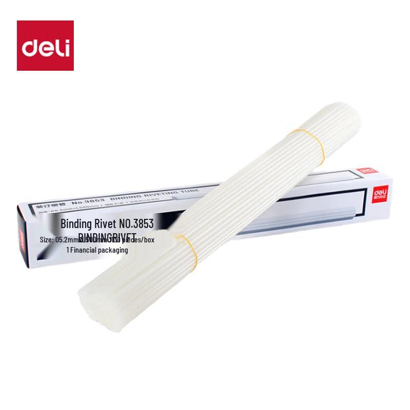 

Deli Binding Machine Rivet Tubes 500mm (100 Pcs/Box)