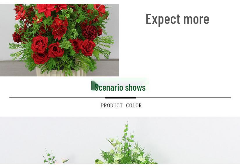 Soft Rubber Simulation Flowers for Wedding, Proposal, and Exhibition Decoration