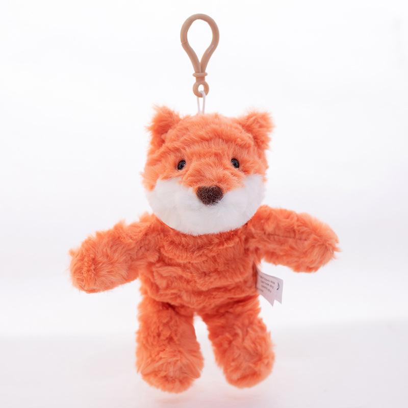 West Highland White Terrier Plush Toy Keychain: Children's Backpack Pendant & Dog Figure Decoration